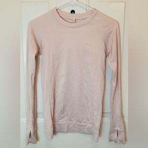 Lululemon Pink Long Sleeve Top